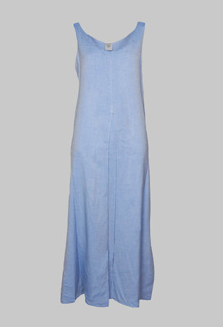 Dress with Split Overlay in Light Blue