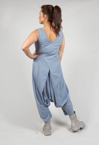 Drop Crotch Jumpsuit in Water