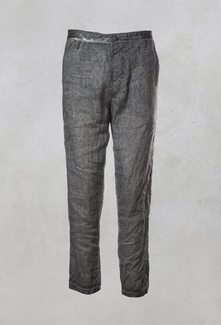 Drop Crotch Trousers in Silver Original