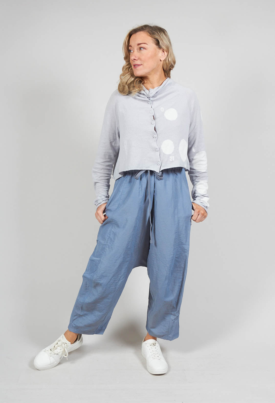 Drop Crotch Trousers in Water