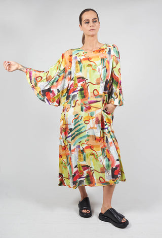 Aino Dress in Multicolour Print