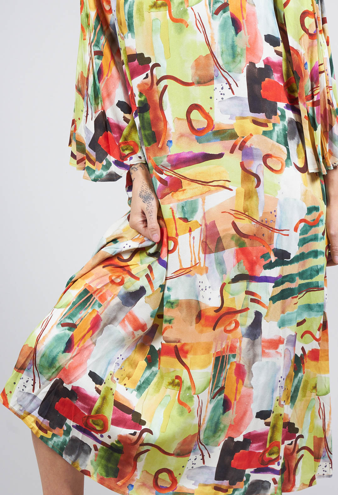 Aino Dress in Multicolour Print