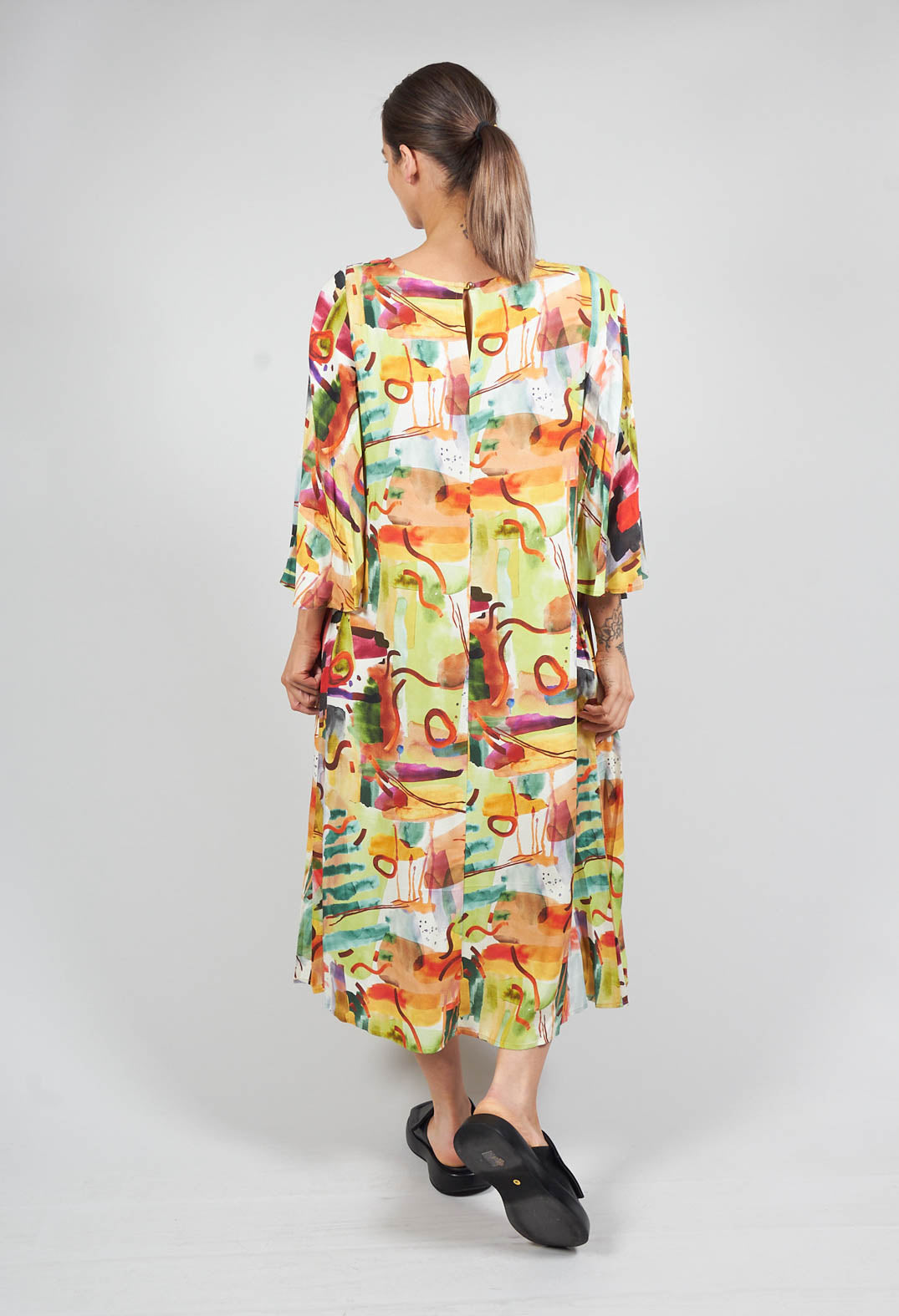 Aino Dress in Multicolour Print