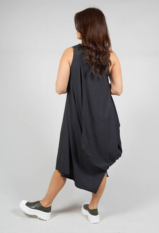 Betsy Dress in Dyed Black