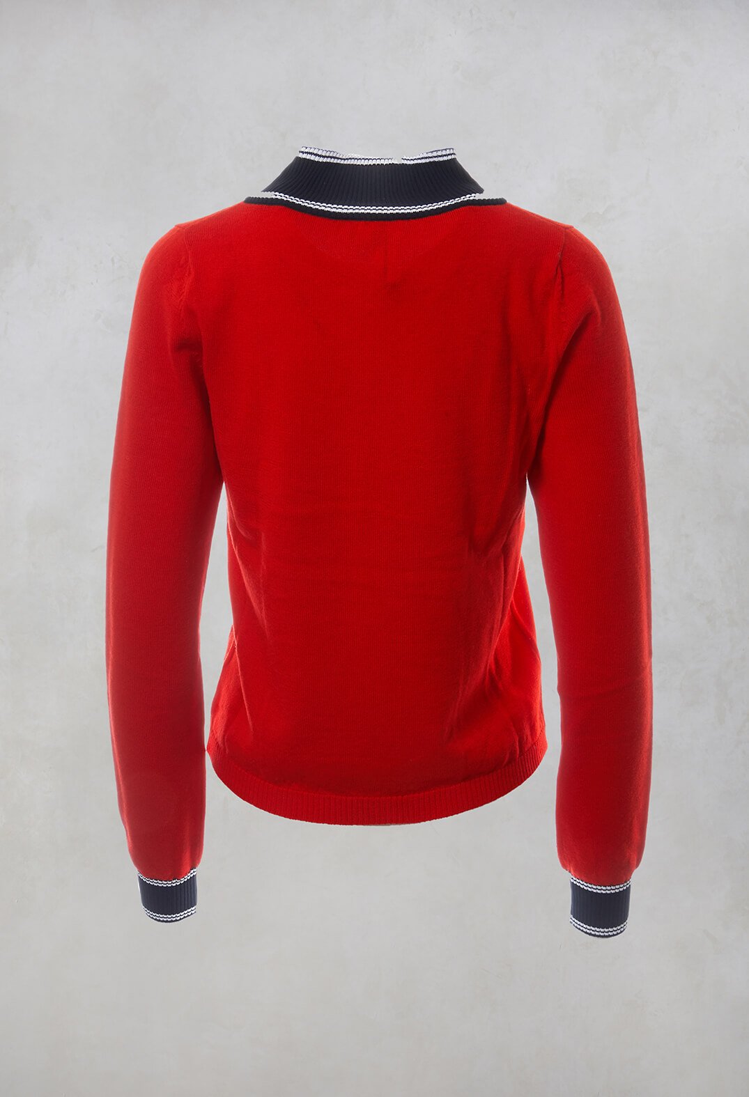 Fine Knit Jumper in Pirite Orange