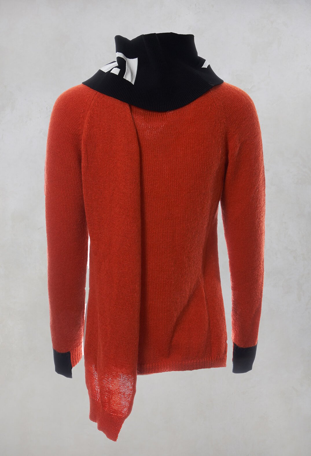 Fine Knit Jumper in Salgemma Orange