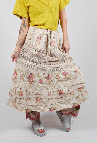 Floral Ada Lovelace Skirt in Victoria