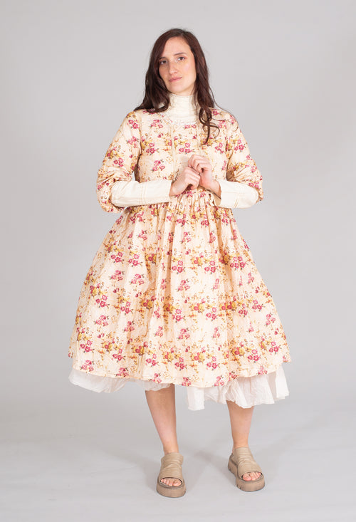 Gully Dress in Flower Cotton