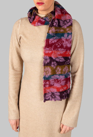 Floral Scarf in Fuchsia