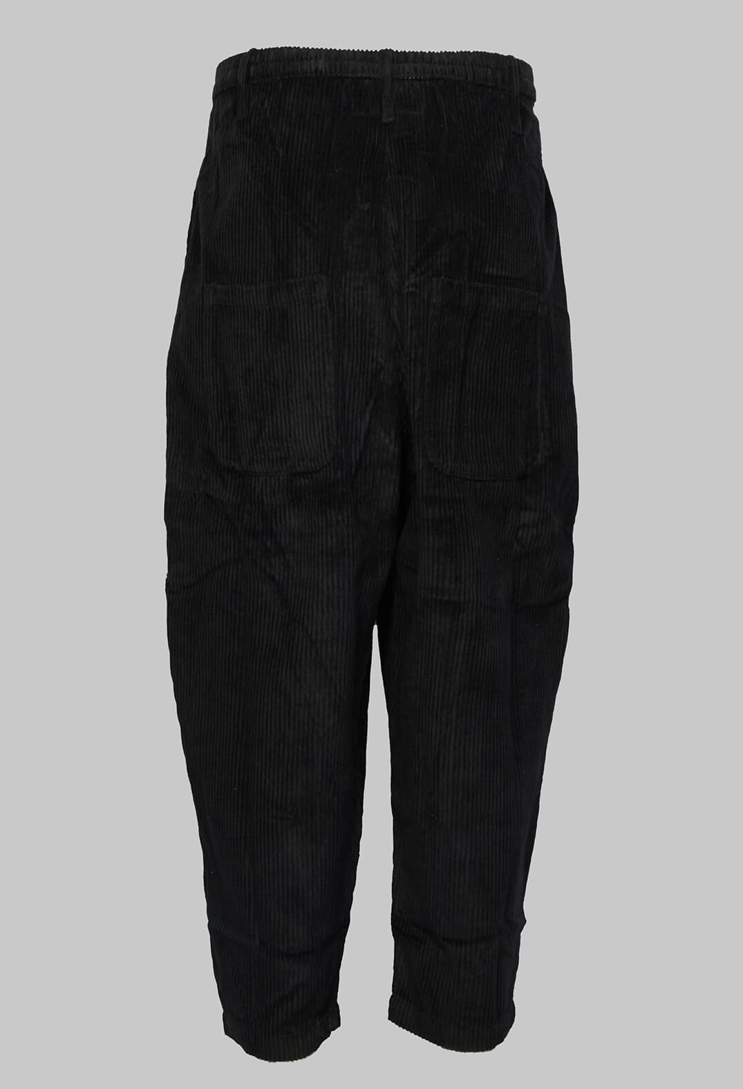 Gastone Trousers in Velours Noir