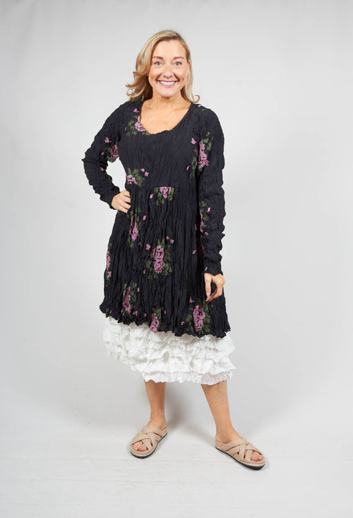 Gebardelarve Dress in Kaviar Black