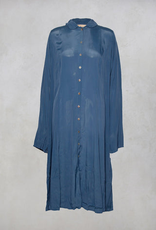 Globusen Dress Coat in Tag Blue
