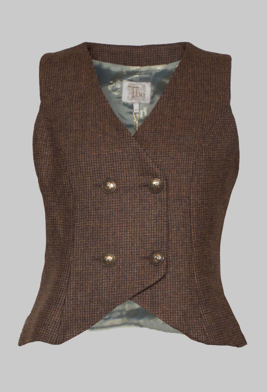 Gypsy Waistcoat in Tweed