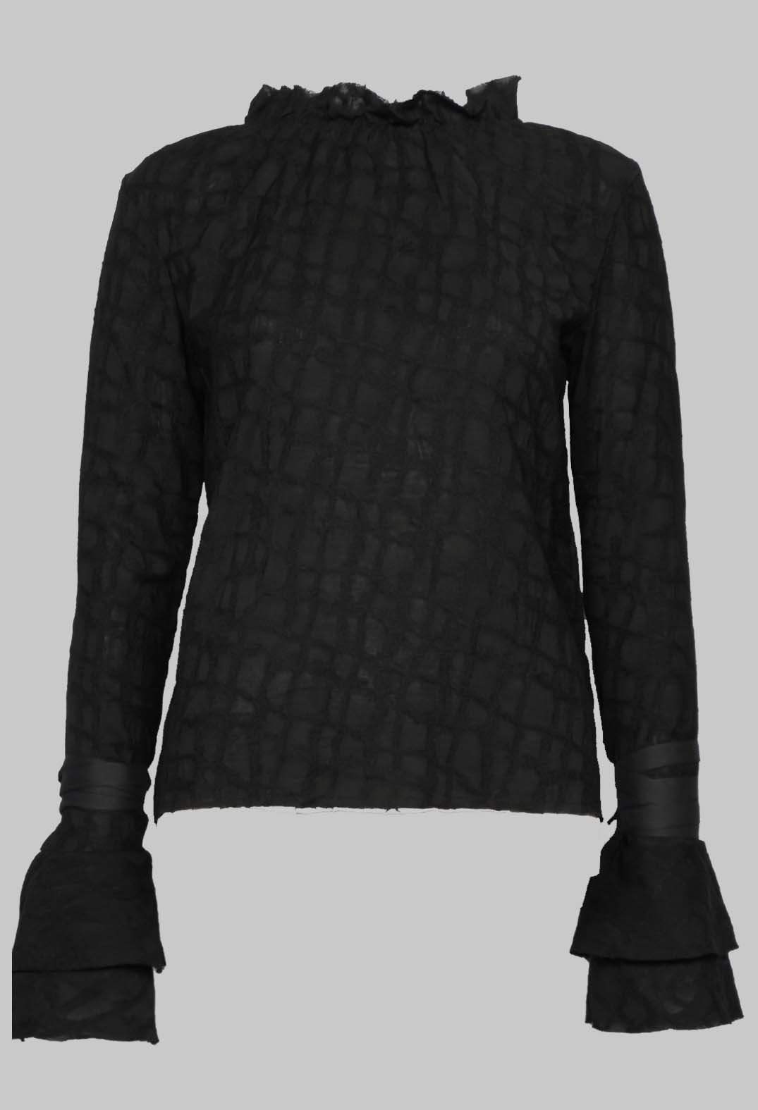 Hals Blouse in Black
