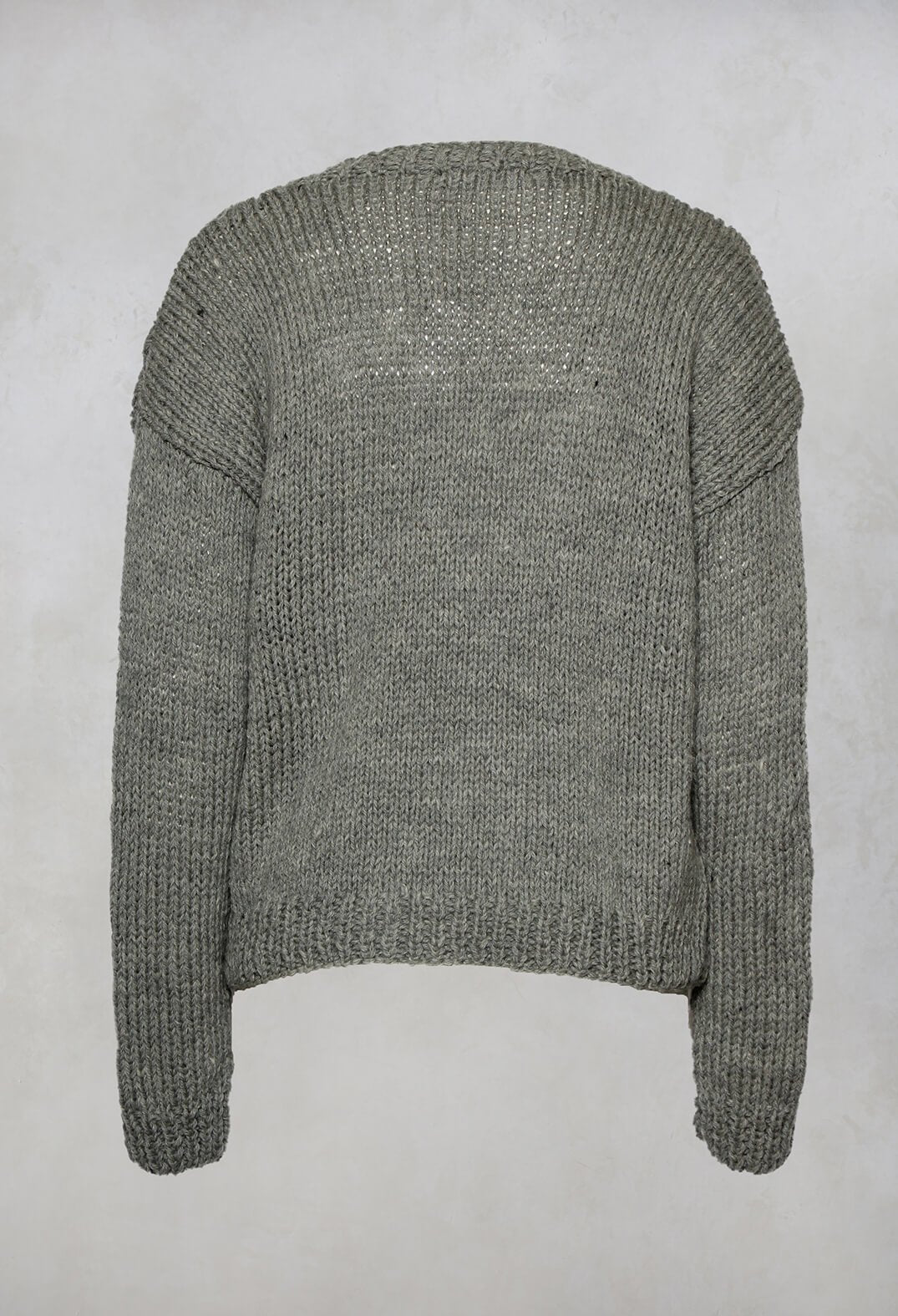 Hand Knitted Jumper in Grey