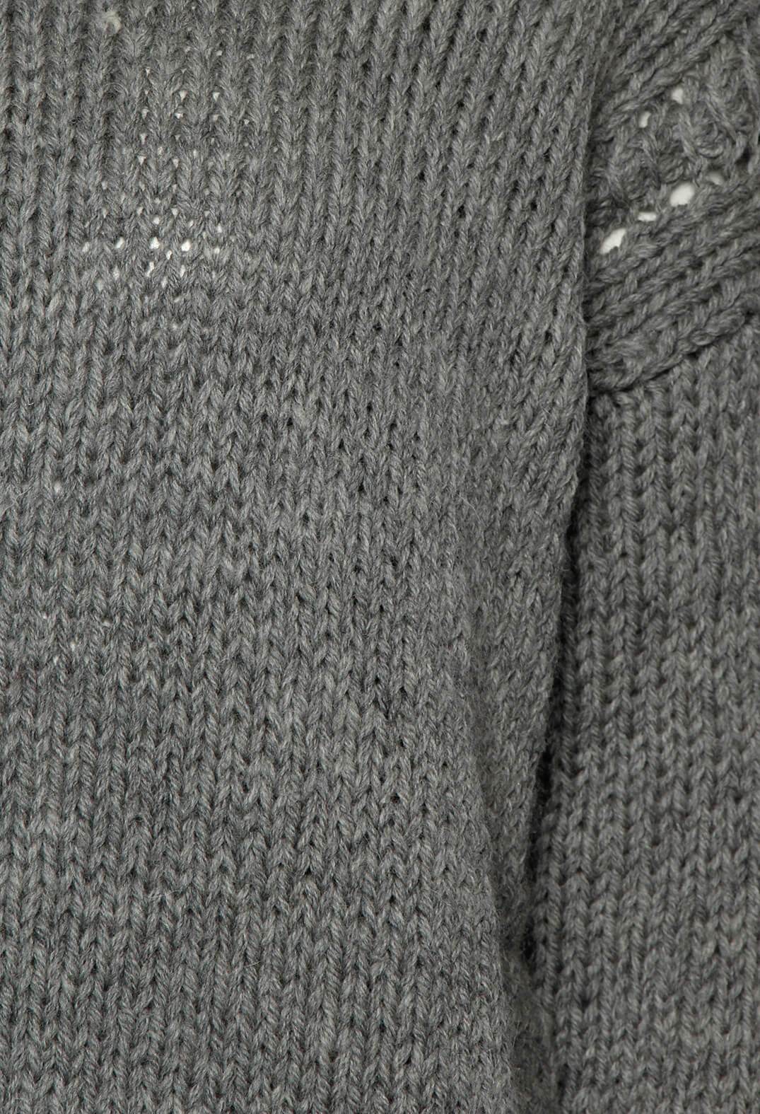 Hand Knitted Jumper in Grey