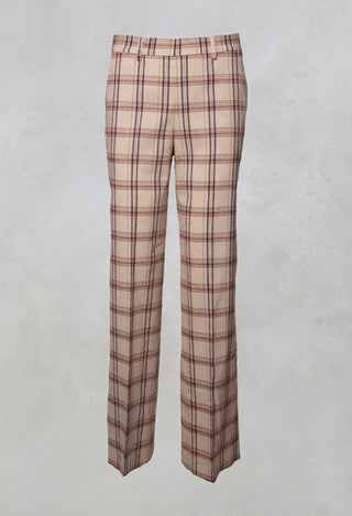 Harmony Trousers in Naturale / Brick / Marrone