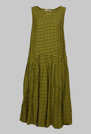 Herschneller Dress in Ingwer Yellow and Black Check