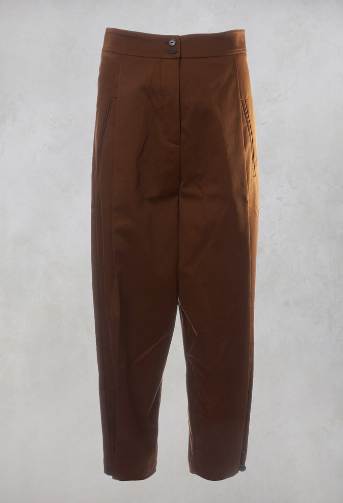 High Waisted Trousers in Proustite Tobacco