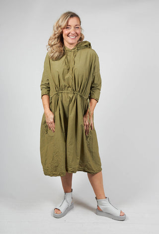 Hooded Dress TC in Khaki