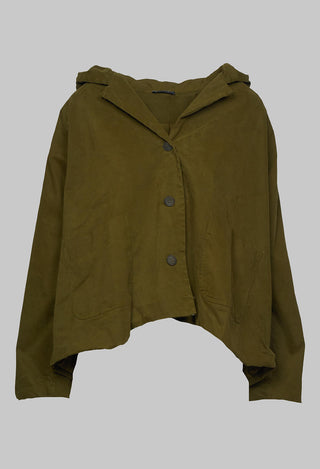 Hooded Jacket in Oliva