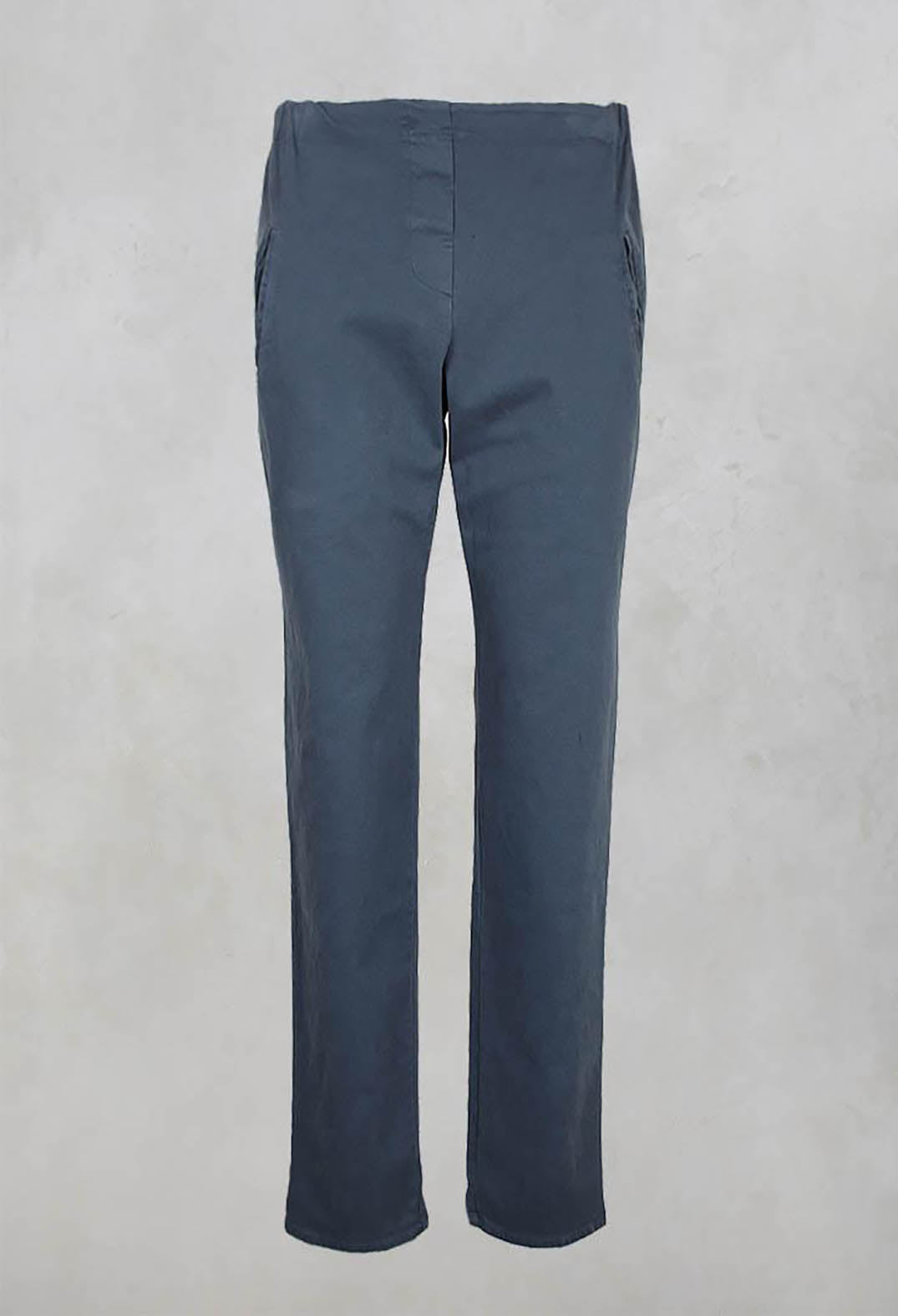 Straight Leg Trousers in Anthracite