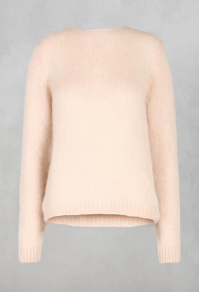 Ribbed Jumper in Alabaster