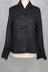Loose Fitted Jacket with Button Up Front in Black