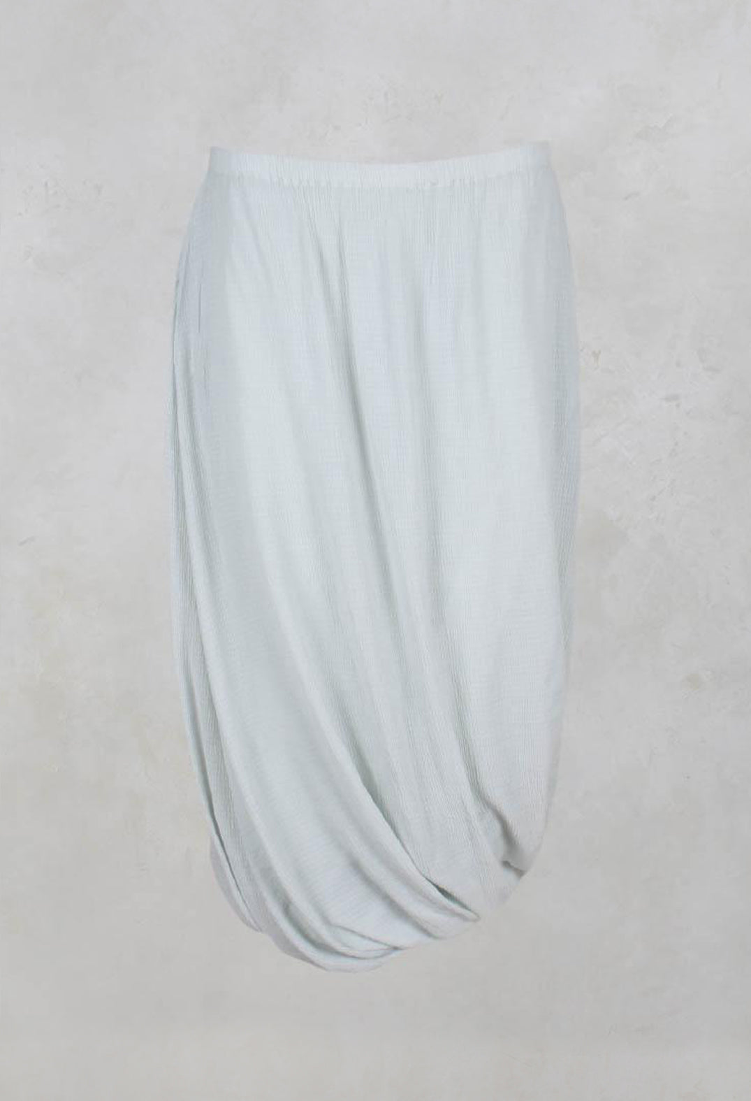 Long Bubble Skirt in Mint