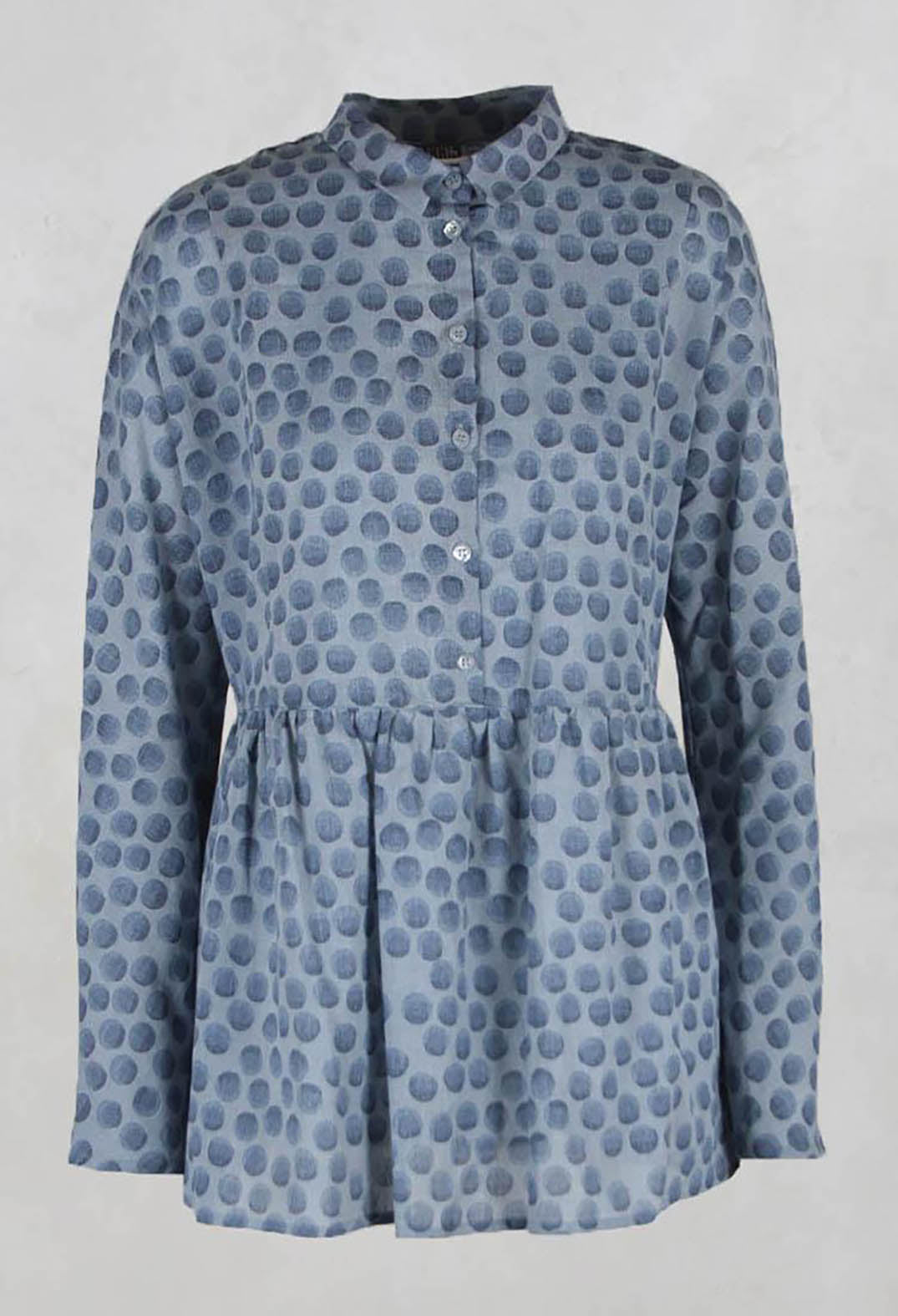 Baby Doll Style Blouse in Blue