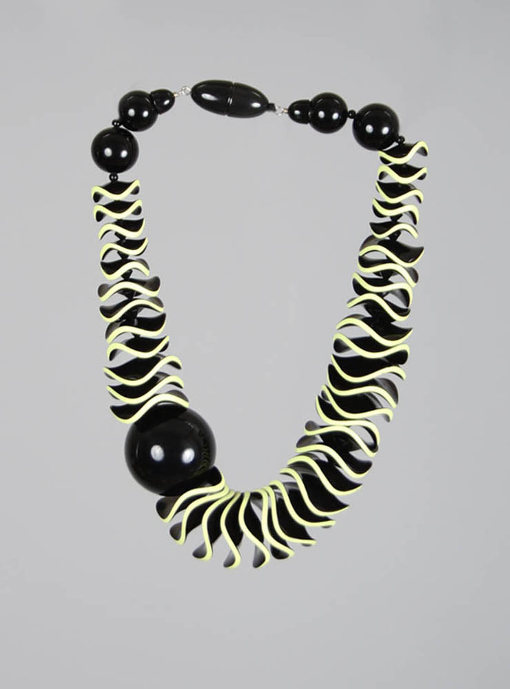 Flamenco Style Chocker in Yellow
