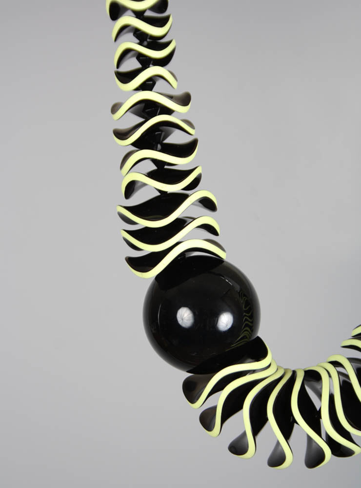 Flamenco Style Chocker in Yellow