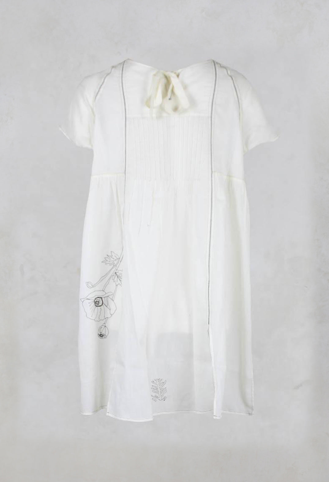 Tunic Samaira Black Poppy in Liquen