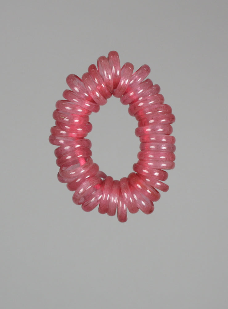 Abstract Murano Glass Bracelet in Soft Pink