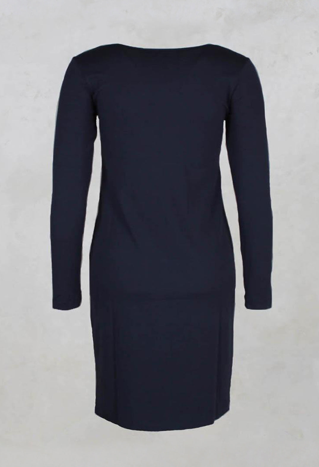 Long Sleeved Jersey Dress in Blue