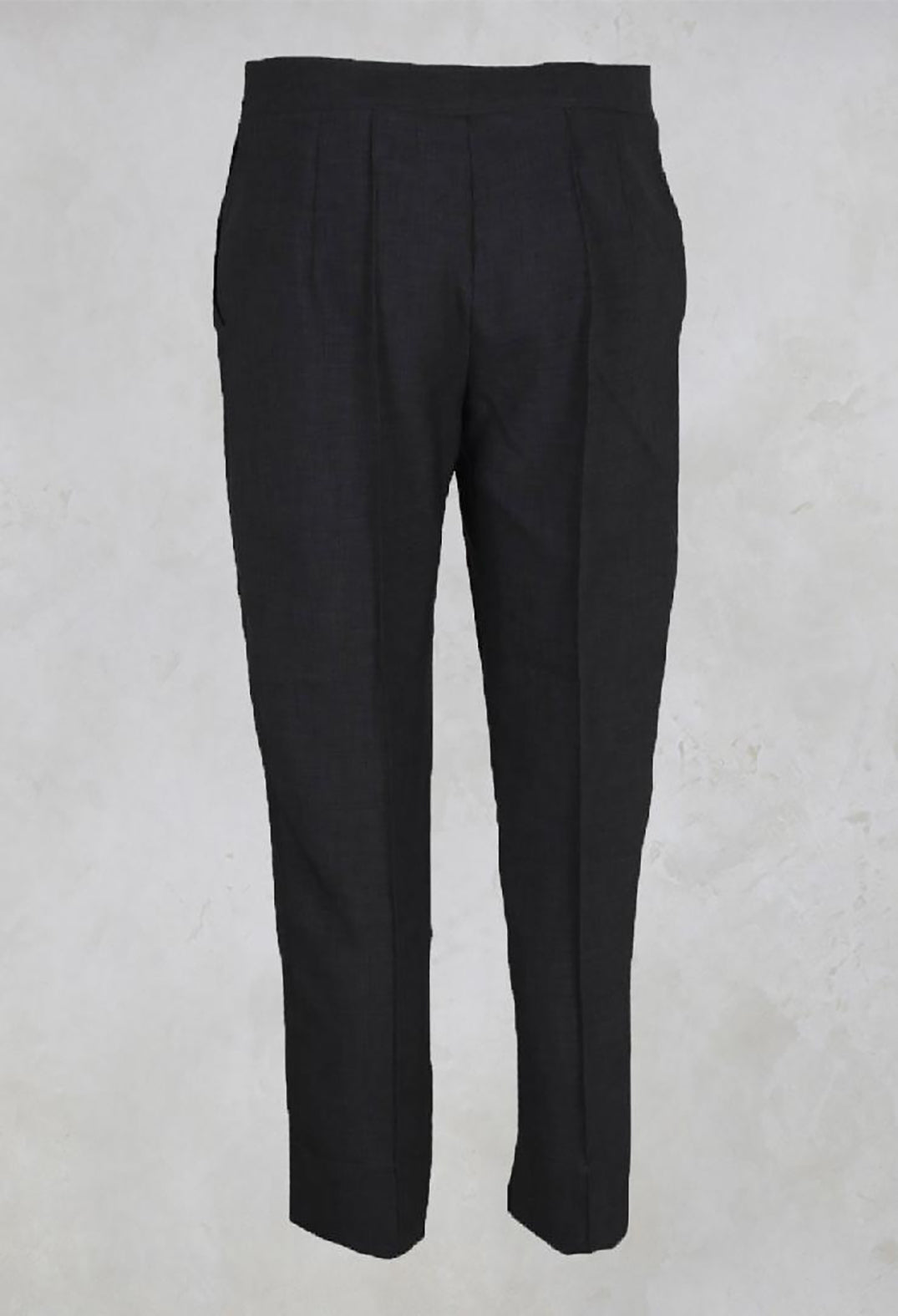 Straight Leg Trousers in Charcoal