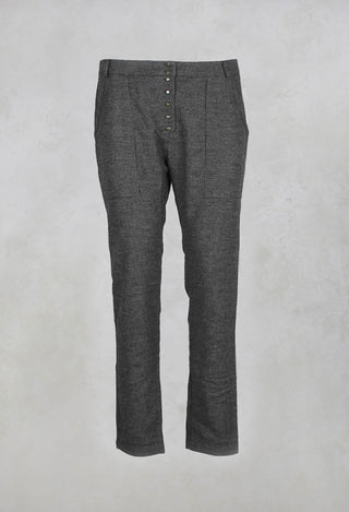 Kinloss Trousers with Buttons Up Front in Unique