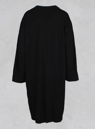 Donso Long Jacket in Black