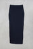 Pencil Skirt with Back Slit in Navy
