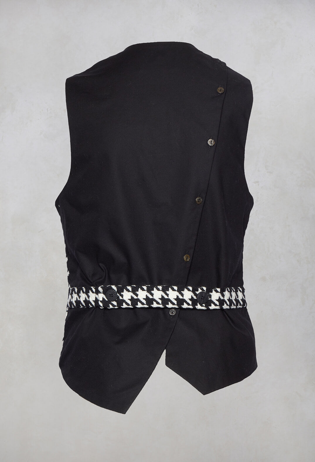Hounds Tooth Printed Waistcoat in 1000