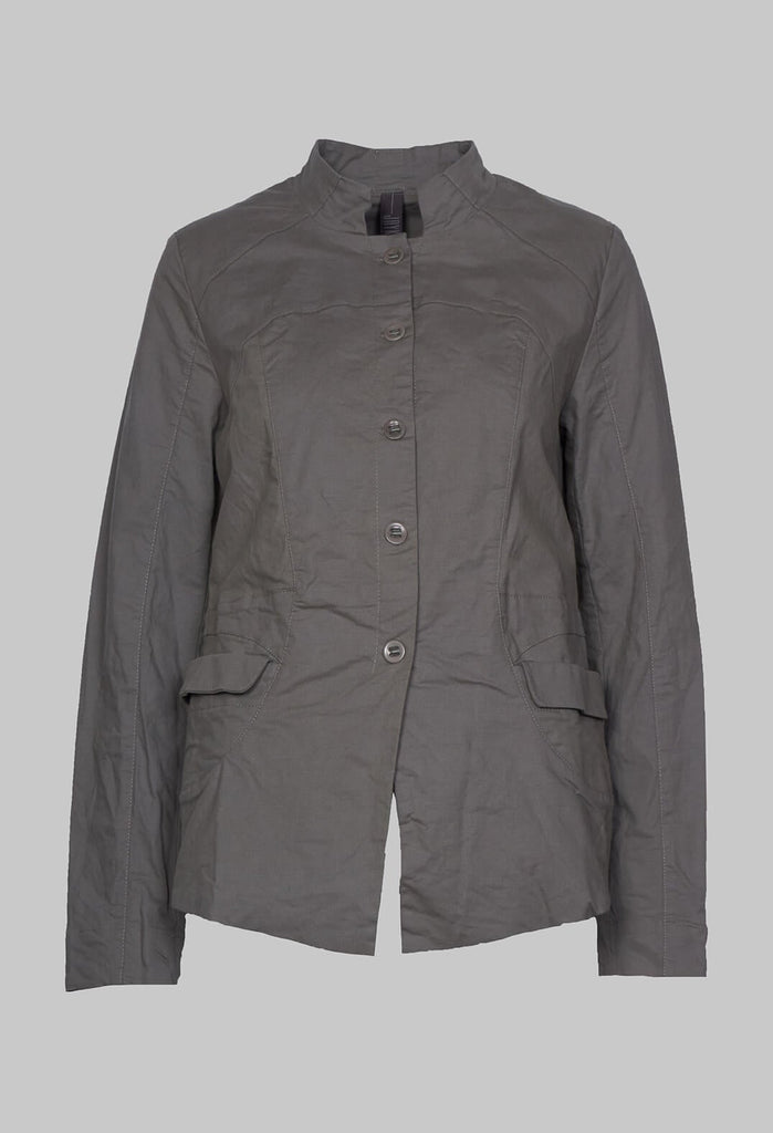 Button Through Jacket in 728 Grey