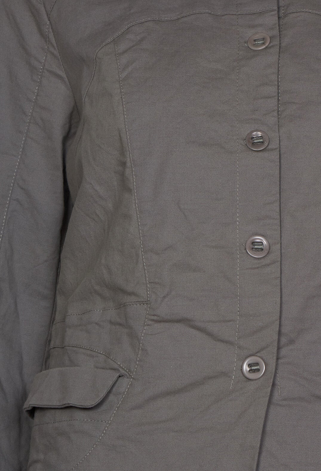 Button Through Jacket in 728 Grey