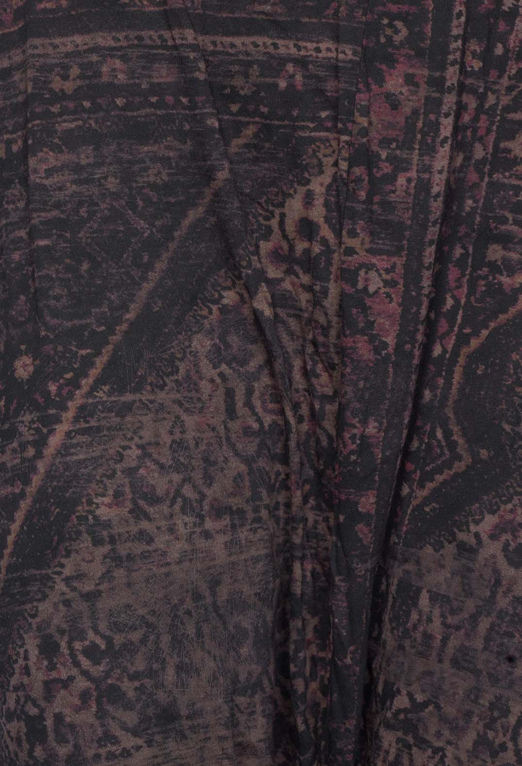 Jersey Drop Crotch Leggings in Dark Kelim