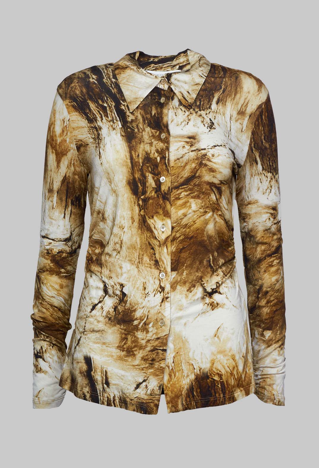 amber marble print jersey shirt