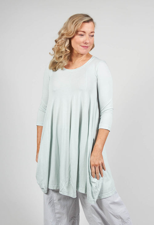 Jersey Tunic Top in Sky