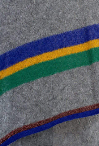 Jersey Wool Scarf in Grey