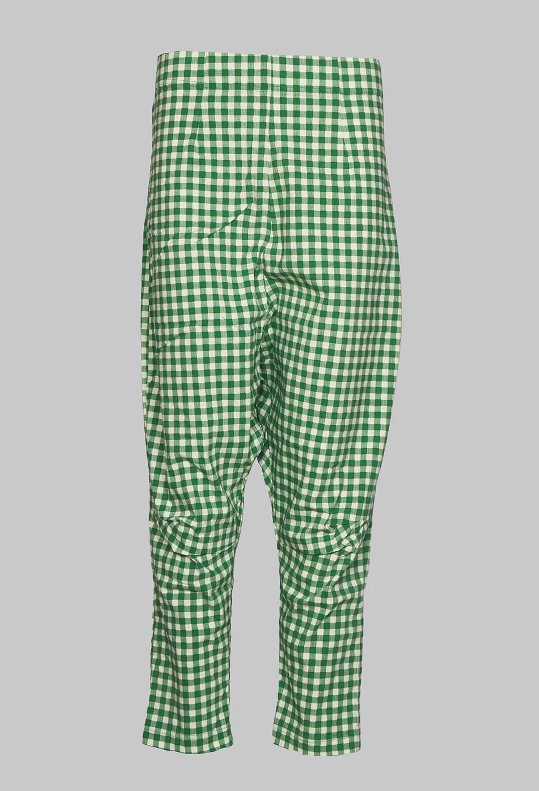 Jodhpur Style Cropped Trousers in Apple Check