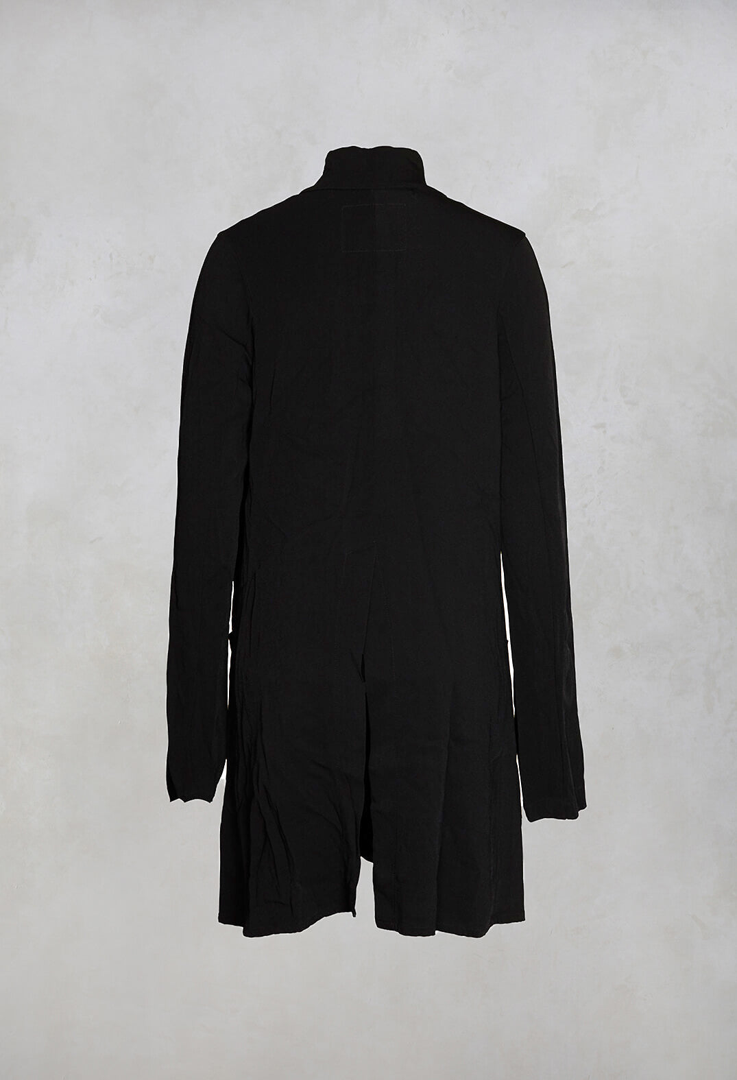 Kastora Jacket with Button Up Front in Black