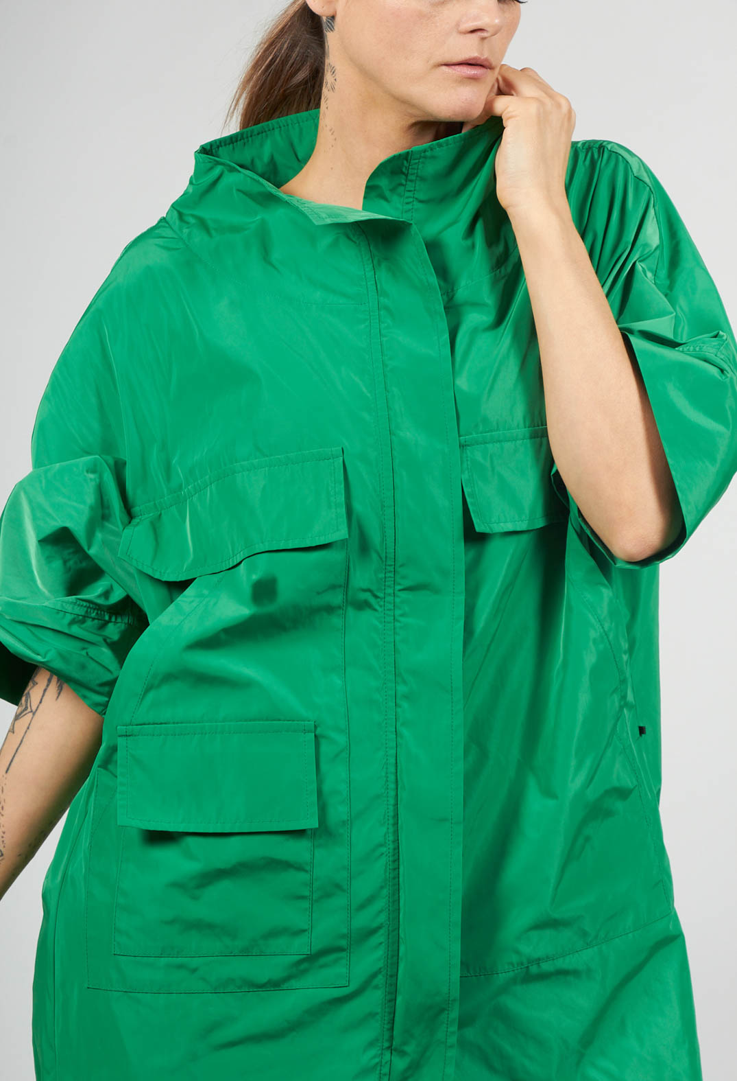 Kama Trench in Bright Green