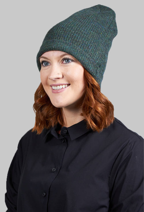 Knitted Beanie Hat in Multicolour